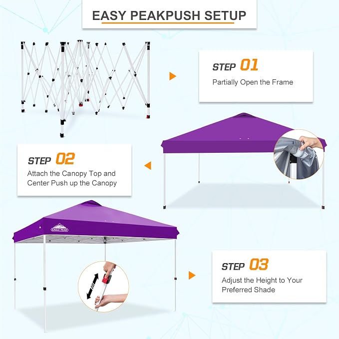 EAGLE PEAK Pop Up Canopy Tent - Image 2