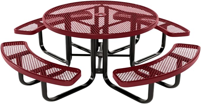 COATEDOUTDOORFURNITURE Heavy-Duty Portable Outdoor Kids Table by CoatedOutdoorFurniture