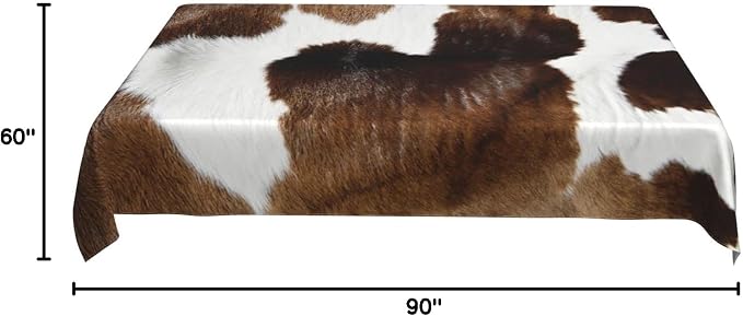 Worltoldb Cow Tablecloths Polyester Table Cloth - Image 8