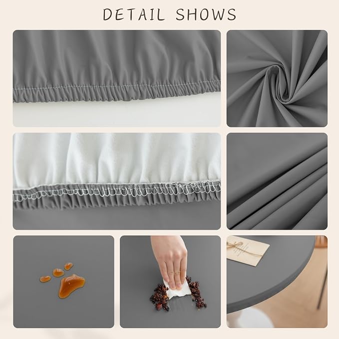 Round Fitted PU Tablecloth - Image 6