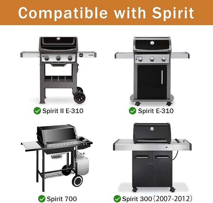 7638 Grill Grates for Weber Spirit I & Spirit II 300 Series, Spirit E/S-310 - Image 3