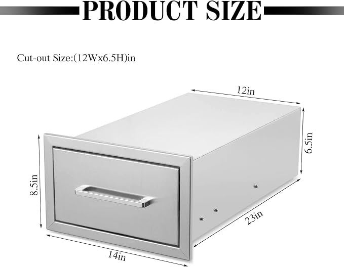Outdoor Kitchen Drawers, Stainless Steel BBQ Drawer, BBQ Island - Image 2