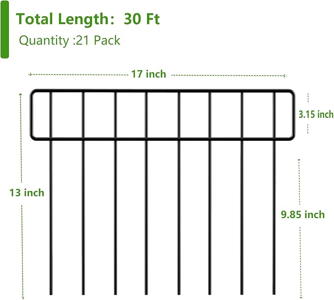 30Ft X 13Inch Animal Barrier Fence - Image 2