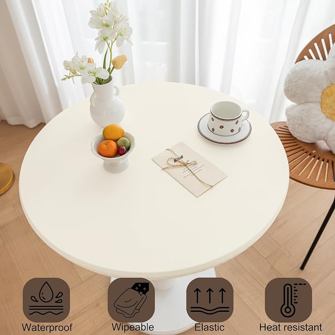 Round Fitted PU Tablecloth - Image 2