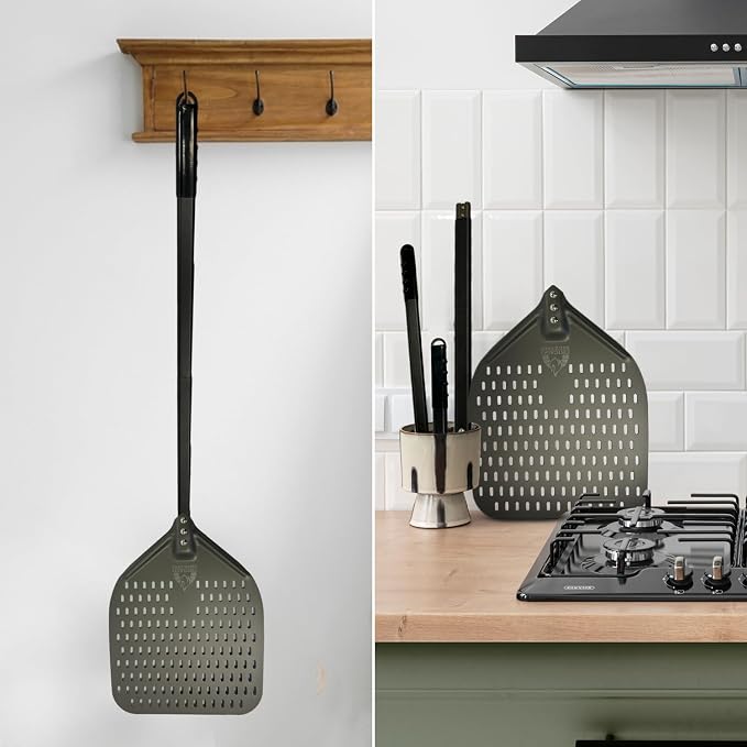 Chicago Brick Oven Perforated Pizza Peel - Image 7