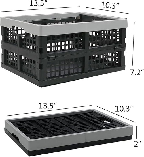 16-Liter Collapsible Storage Crates/Stackable Storage Container Basket - Image 2