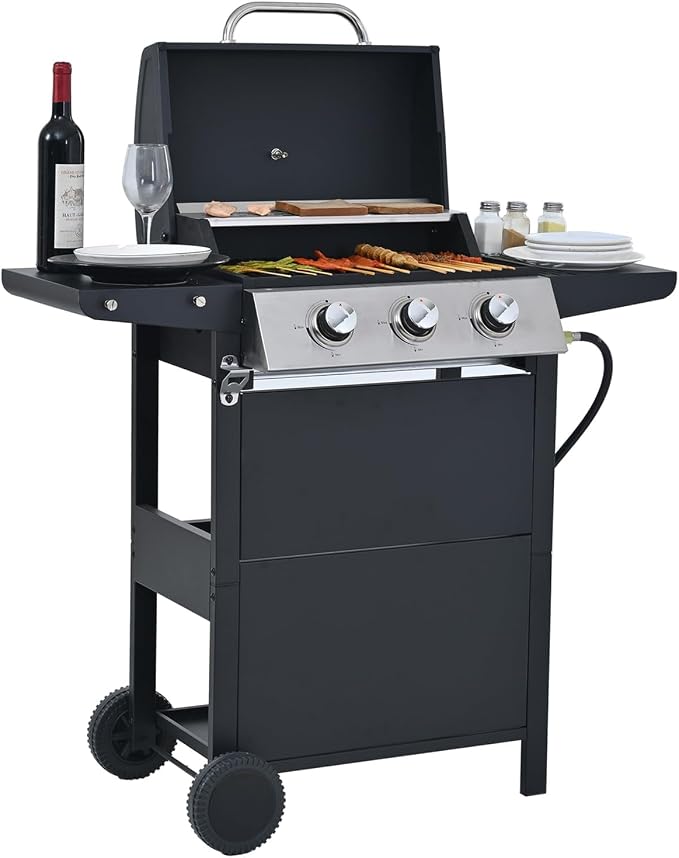 Endark Propane Gas Grill 3-Burner, 000 BTU Stainless BBQ Grill by ENDARK