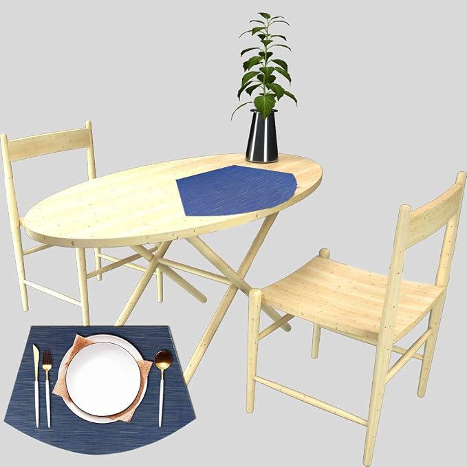 PIGCHCY Wedge Shaped Placemats Set of 6 - Image 7