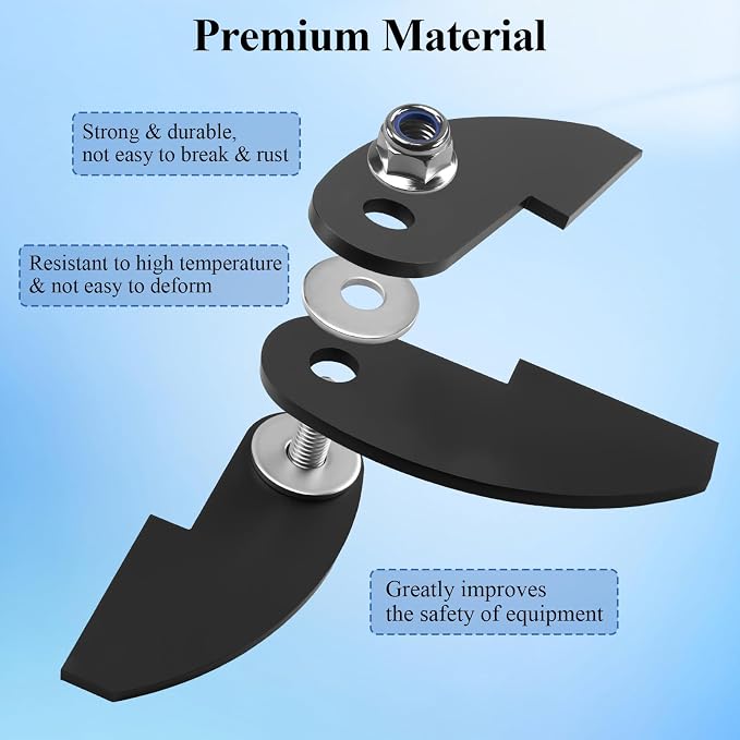 1 Pc 8 x 2 1/4" Large Heavy Duty BBQ Smoker Hinge, Compatible - Image 5