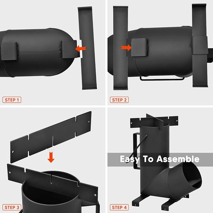 Stanbroil Portable Rocket Stove Cooking Ovens, Wood Burning Stove - Image 5