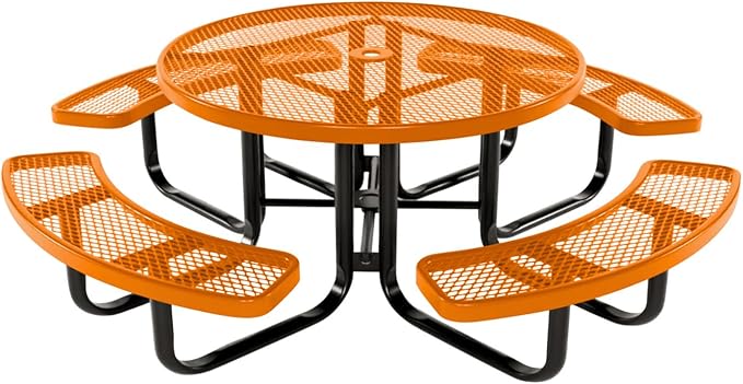 COATEDOUTDOORFURNITURE Heavy-Duty Portable Outdoor Kids Table by CoatedOutdoorFurniture