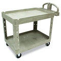 Rubbermaid Commercial Products BRUTE Heavy Duty 2-Shelf Utility/Service Cart by RubbermaidCommercialProducts