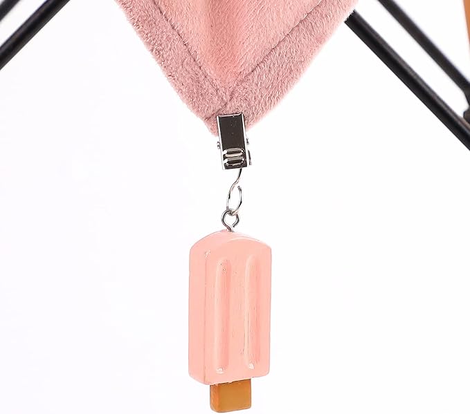 TwoFish Home Set of 4 Colorfue Ice Cream Tablecloth Clamps Handicraft TICE - Image 9