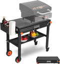 Portable Outdoor Grill Table, Folding Grill Cart Solid and Sturdy, Grill Stand by GriddleAccessories