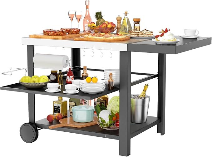 Outdoor Kitchen Island, Grill Cart by Uniflasy