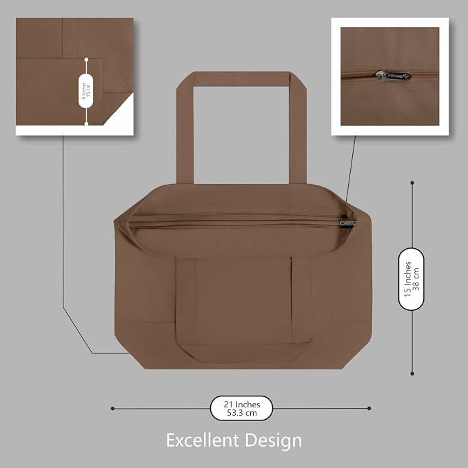 TOPDesign 1-Pack Canvas Tote Bag - Image 5