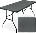 Best Choice Products 6ft Plastic Folding Table, Indoor Outdoor Heavy Duty by BestChoiceProducts