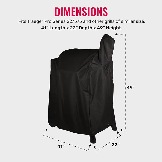 Grillman Grill Cover, BBQ Outdoor Grill Covers, Gas Grills, Waterproof - Image 3