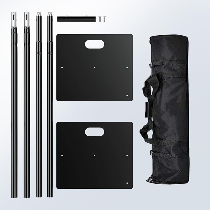 Pipe and Drape Backdrop Stand 10ftx10ft Adjustable Background Support System - Image 8
