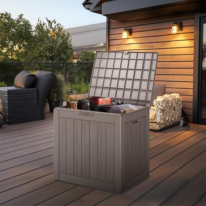 30 Gallon Outdoor Storage Box – Resin Deck Box - Image 2