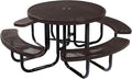 COATEDOUTDOORFURNITURE Heavy-Duty Portable Outdoor Picnic Table by CoatedOutdoorFurniture