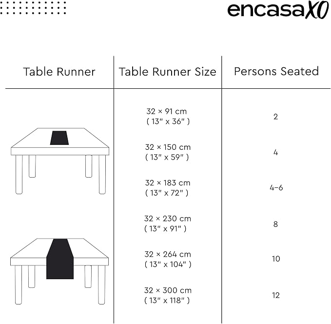 Encasa XO Cotton Dining Table Runner | Buffalo Red Checks | Size 13x59 in - Image 6