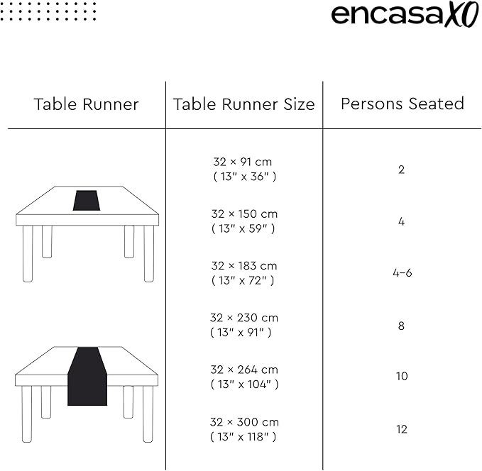 Encasa XO Cotton Dining Table Runner | Buffalo Red Checks | Size 13x91 in - Image 6
