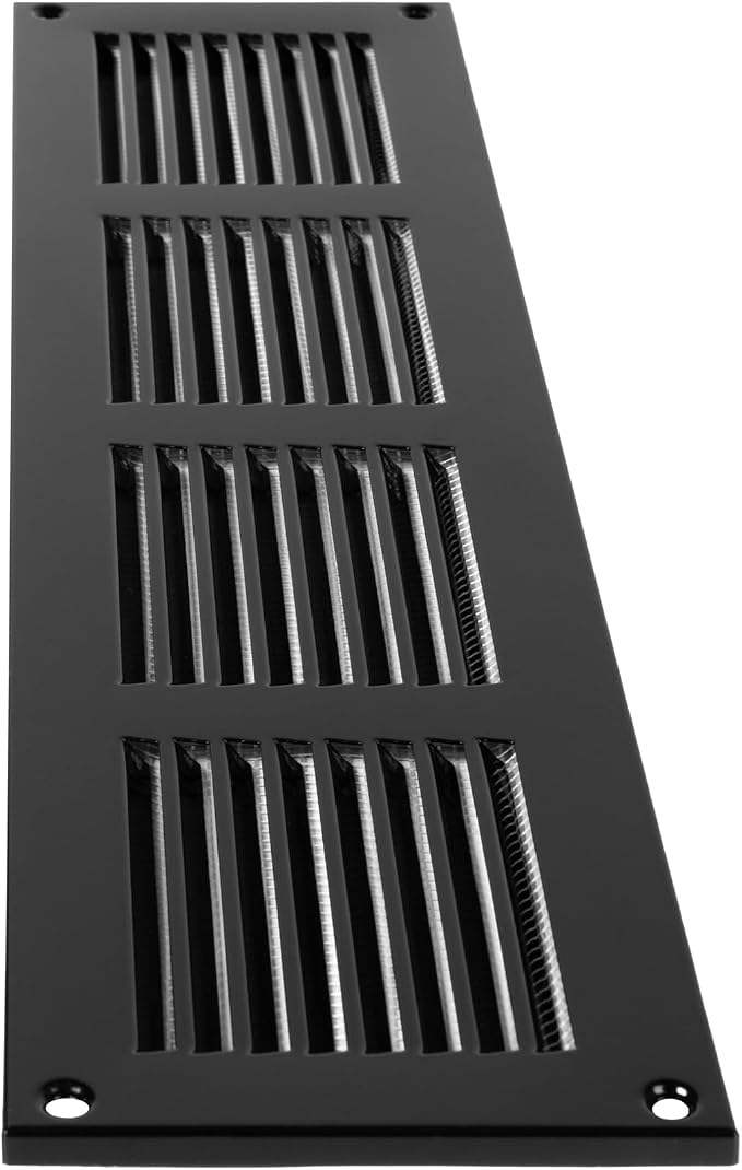 Repa Market 5-Pack Air Vent Cover 16x4 Inch White Galvanized Steel Louvered - Image 9