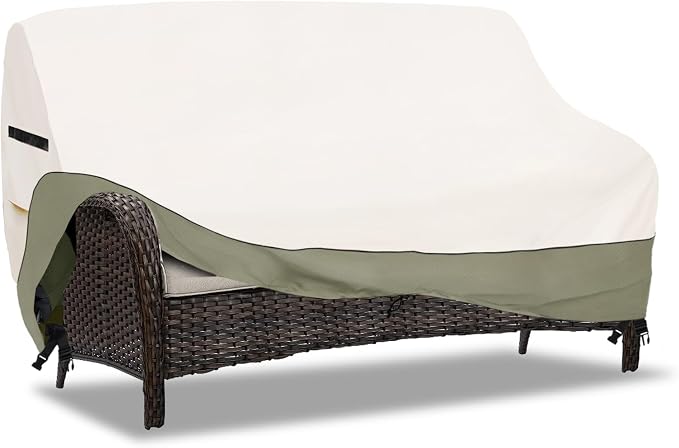 3-Seater Patio Sofa Cover, 85 W x 38 D x 35 H Inches Outdoor Couch Cover by Owlcover