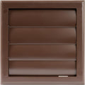 Plastic 4" Brown Dryer Vent Cover by Unknown