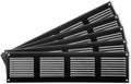 Repa Market 5-Pack Air Vent Cover 16x4 Inch White Galvanized Steel Louvered by RepaMarket