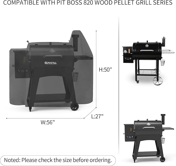 Grill Cover for Pit Boss 820 Series, Pro Series 850 Pellet Grill, Waterproof & - Image 2