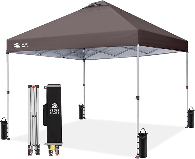 CROWN SHADES 10x10 Pop Up Canopy by CrownShades