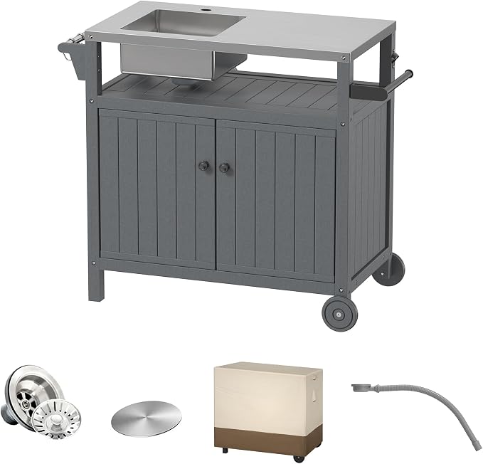 TORVA All in One Outdoor Grill Cart by TORVA