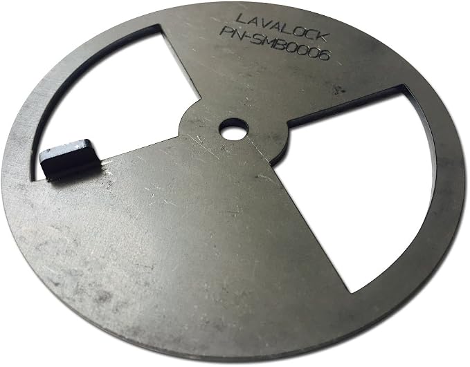 LavaLock Smoker Pinwheel bbq air damper pit grill vent, STEEL 4 6 8 12 - Image 2