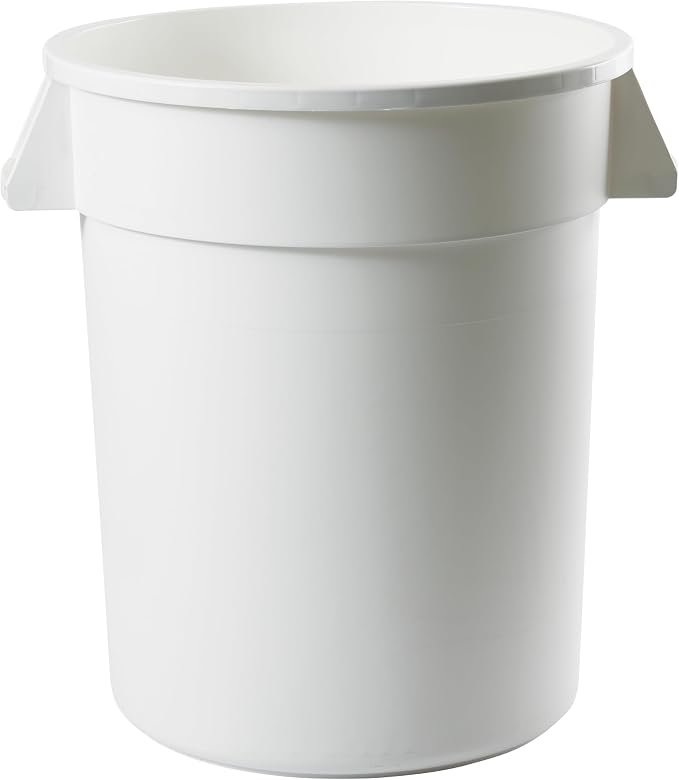Winco Heavy-Duty Round Waste Container/Trash Can, 20 Gallon - Image 2