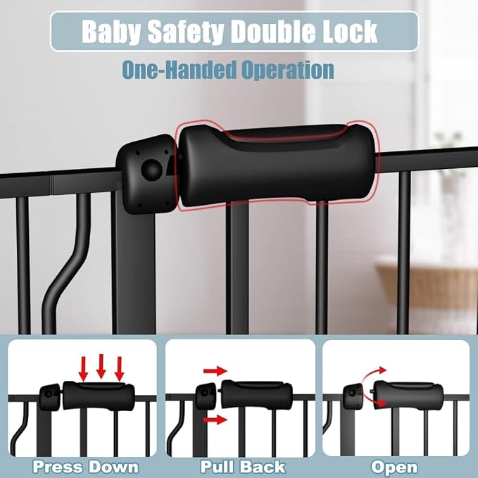 48-53 Inch Extra Wide Baby Gate - Image 3