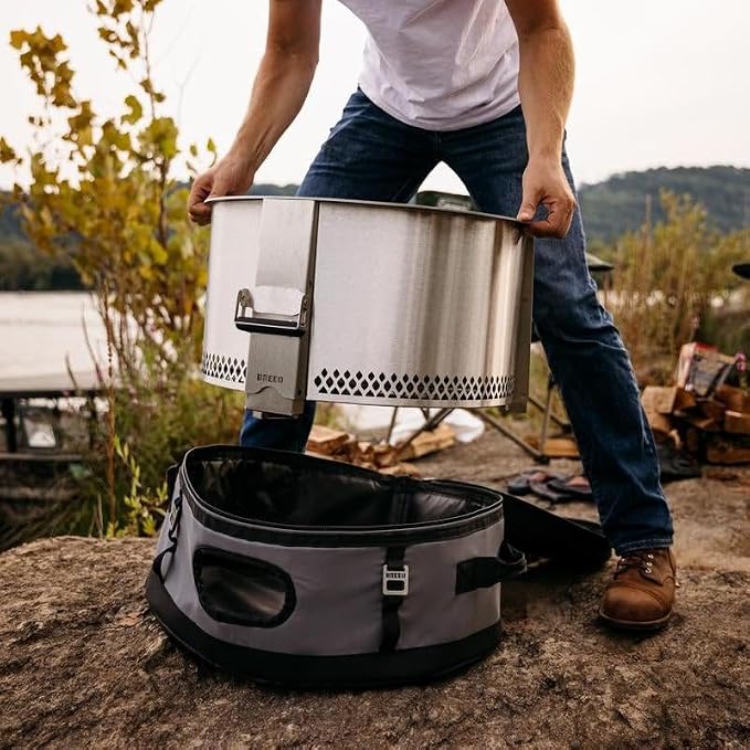 Breeo Smokeless Fire Pit to-Go Bundle | 21 inch Smokeless Firepit - Image 4
