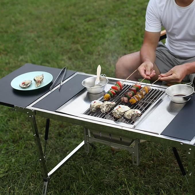 WILD JOURNEY Camping Charcoal Grill - Image 8
