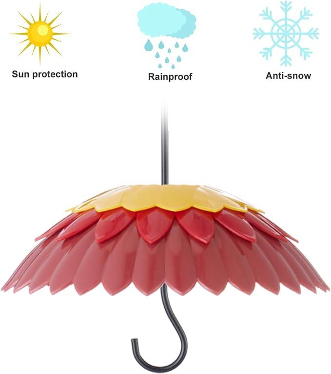Bird Feeder Rain Guard Cover Dome Skaithee 8" Bird Feeder Baffle - Image 3