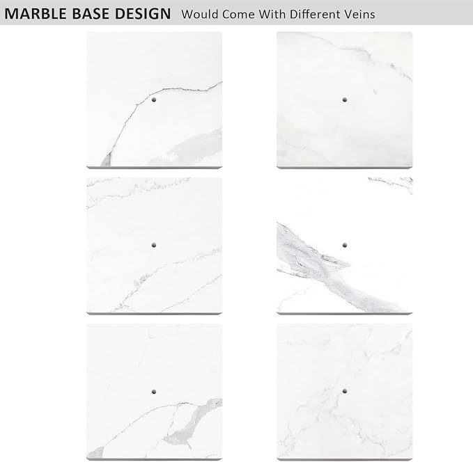 Marble Base Hot Tub Towel Rack for Spa, 304 Stainless Steel 6 Arms Standing - Image 7