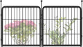 FXW Garden Fence Outdoor for The Yard – 24in x 3.8ft Heavy Duty Metal Animal by FXW