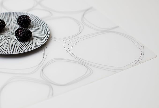 modern-twist 14 x 16 Silicone Placemat, PVC-Free Table Mat, Dishwasher Safe - Image 4