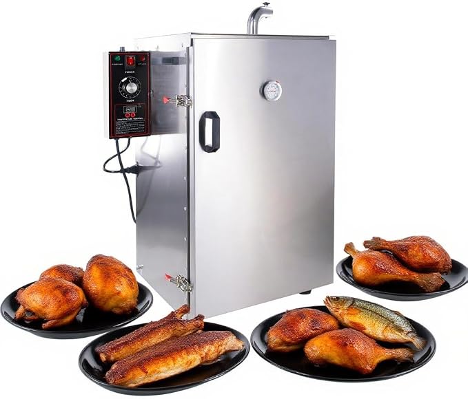 CLIVIA Electric Vertical BBQ Smoker, 5 Layers Outdoor Smoker Oven - Image 2