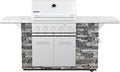 SPIRE Premium 5 Burner Built In Gas Grill Island Head, Stainless Steel 30" by Spire