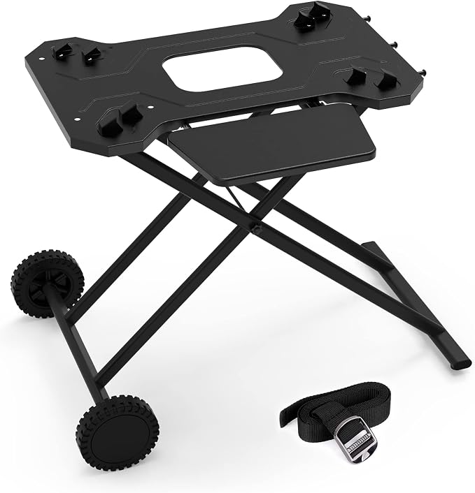 Stanbroil Portable Grill Cart for Weber Q Series Gas Grills, Upgrade Heavy-Duty by Stanbroil