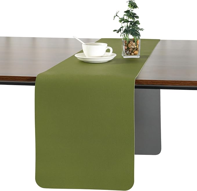 Myir JUN Table Runner Double Sided Vinyl Runner Table 72 Inch Long Runner by MyirJUN