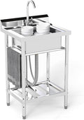 Stainless Steel Utility Sink, Indoor and Outdoor by Toemics