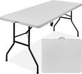 Best Choice Products 6ft Plastic Folding Table, Indoor Outdoor Heavy Duty by BestChoiceProducts