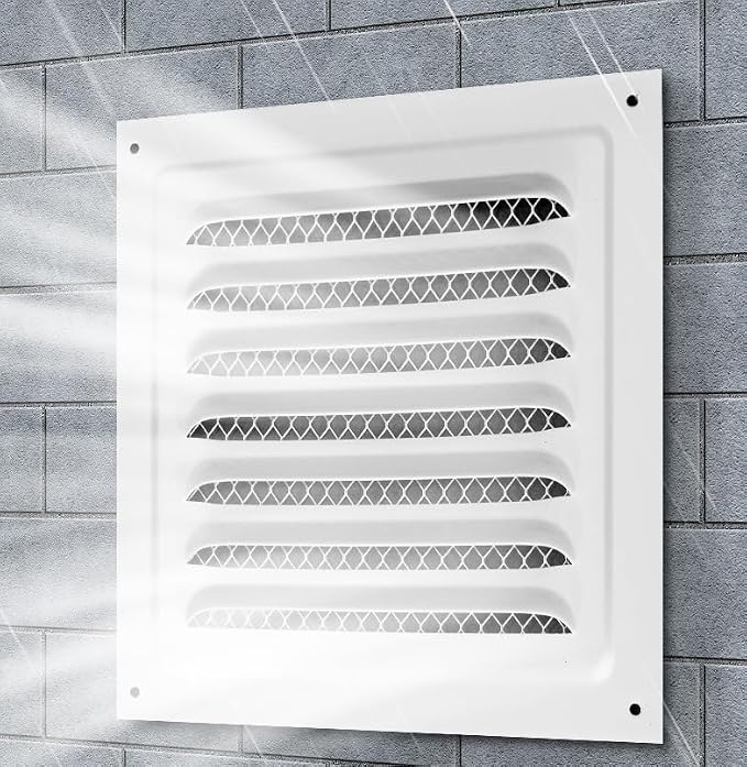 2pcs Attic Vent Soffit Vent Aluminum Wall Vent Metal Shed Vent Square Vent - Image 3